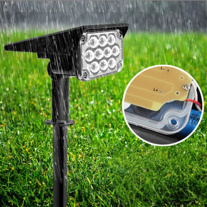 Solarbetriebene Außenstehlampe – Automatisches Ein/Aus für Gartenbeleuchtung