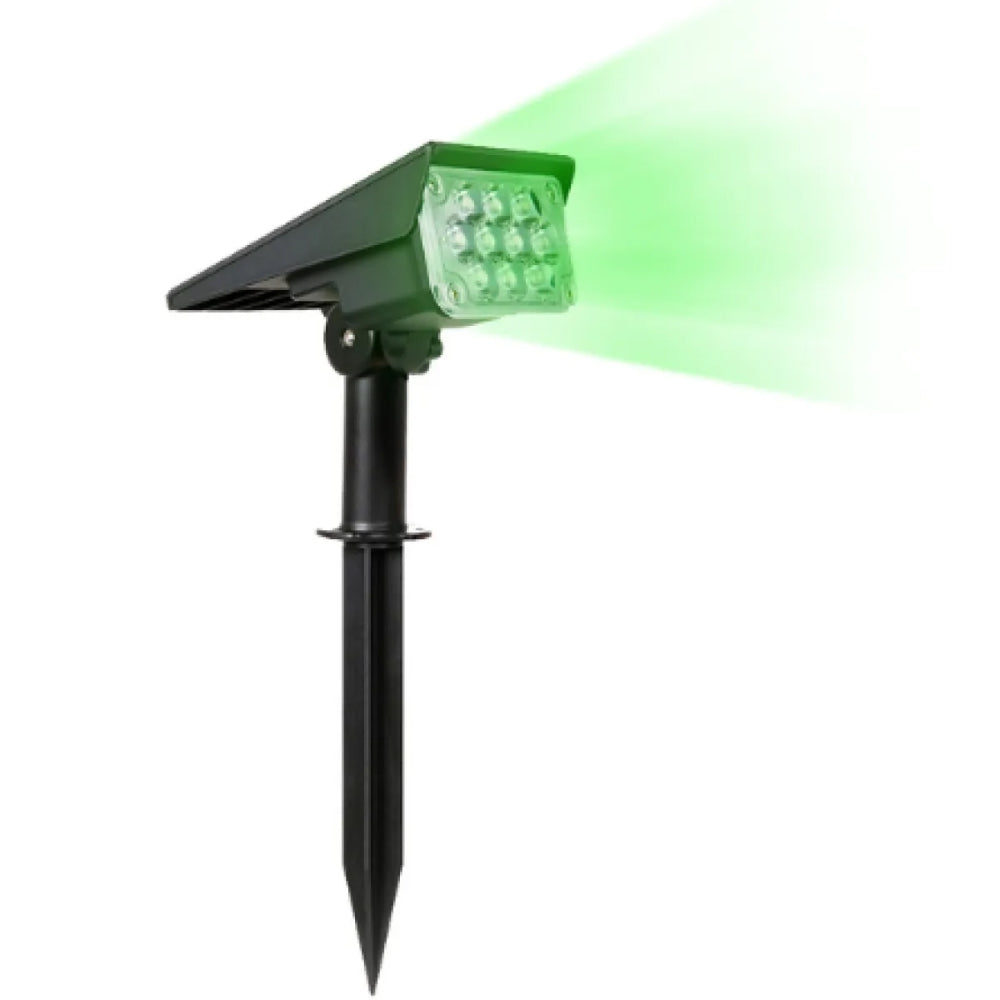 Solarbetriebene Außenstehlampe – Automatisches Ein/Aus für Gartenbeleuchtung