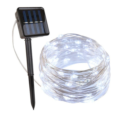 Solarbetriebene Feenlampe Für Außen – Wasserdichte Lichterkette