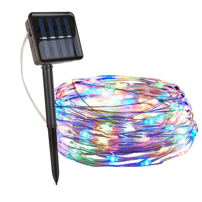 Solarbetriebene Feenlampe Für Außen – Wasserdichte Lichterkette