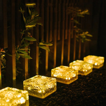 Solareisziegel-Bodenlampe – LED-Außenbeleuchtung für Garten und Terrasse