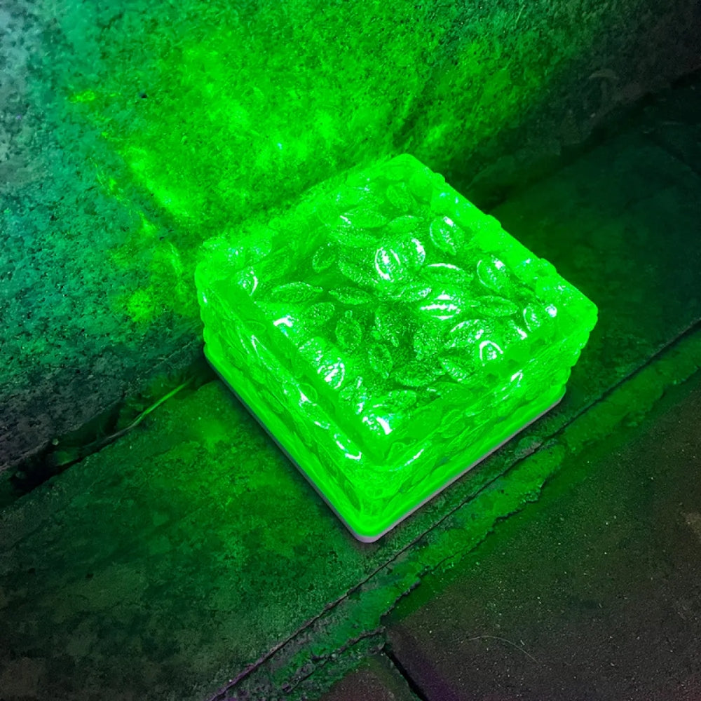 Solareisziegel-Bodenlampe – LED-Außenbeleuchtung für Garten und Terrasse
