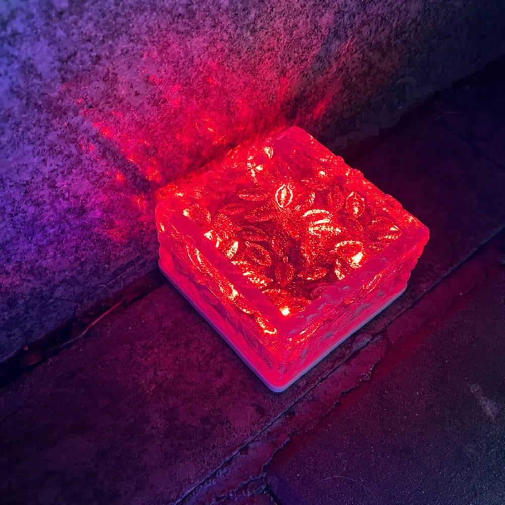 Solareisziegel-Bodenlampe – LED-Außenbeleuchtung für Garten und Terrasse