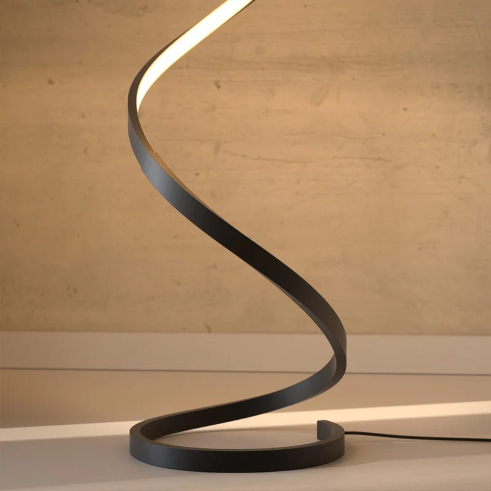 Spiralförmige LED-Stehlampe – Dimmbares Stimmungslicht