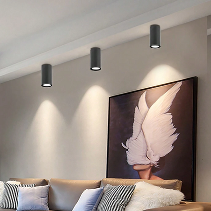 Spotlight-Deckenleuchte – Schlanke, minimalistische Röhre