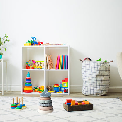 Stapeln Turm - Weiche, stapelbare Ringe mit Mond- und Wolkenaufsatz für Babys