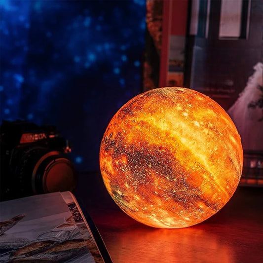 Starry Sky Tischlampe - Wiederaufladbares Nachtlicht mit Touch-Steuerung