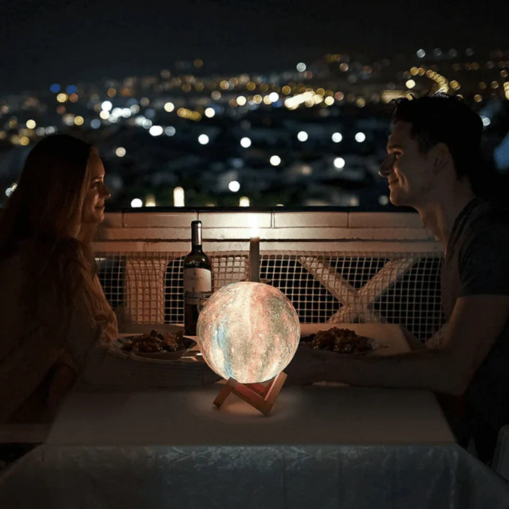 Starry Sky Tischlampe - Wiederaufladbares Nachtlicht mit Touch-Steuerung