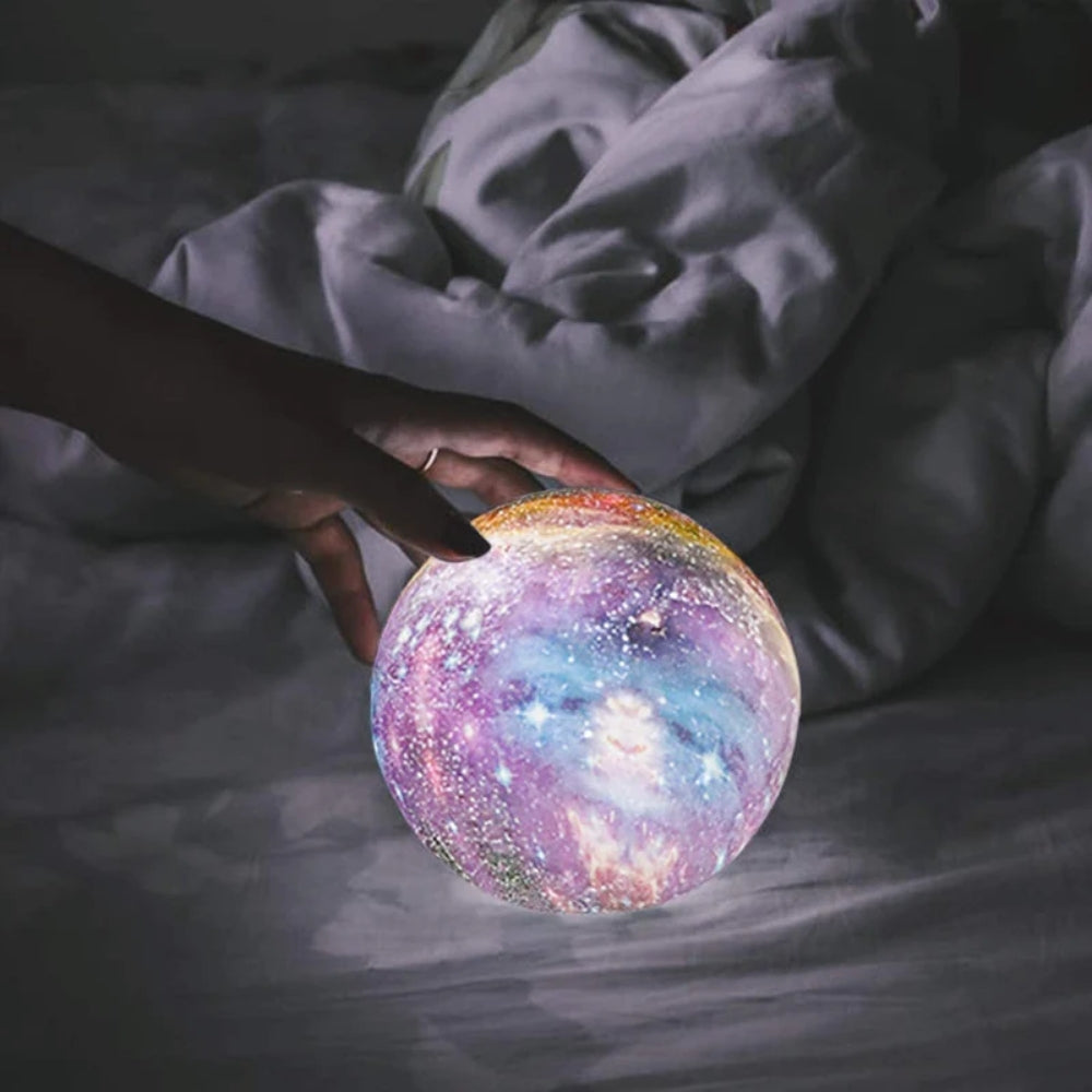 Starry Sky Tischlampe - Wiederaufladbares Nachtlicht mit Touch-Steuerung