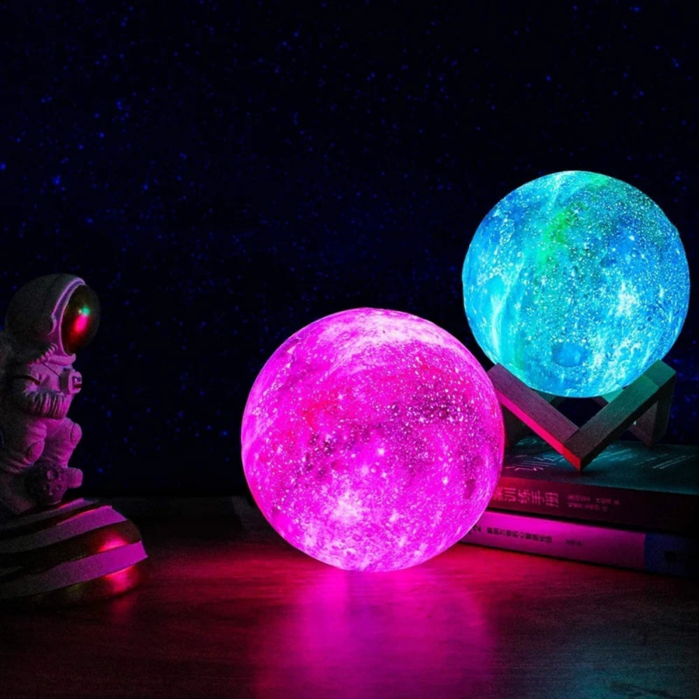 Starry Sky Tischlampe - Wiederaufladbares Nachtlicht mit Touch-Steuerung