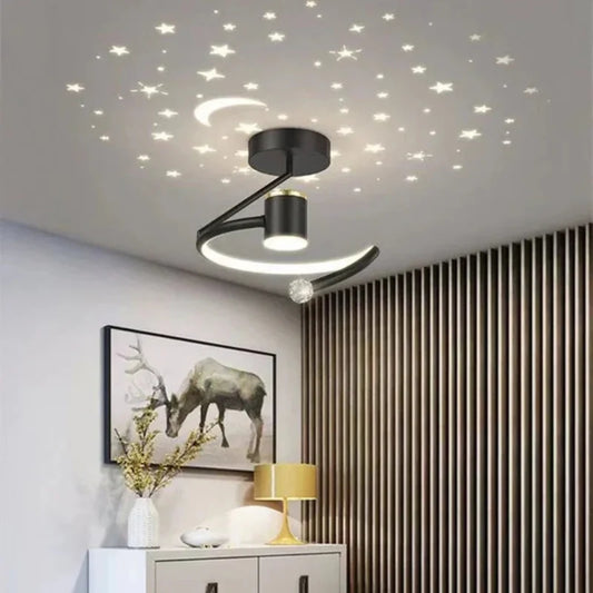 Sternenhimmel-Deckenleuchte – Dimmbares LED-Leuchtmittel mit Nachleuchteffekt