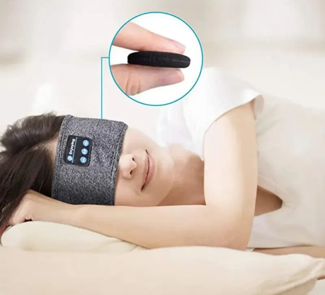 Bluetooth-Stirnband zum Schlafen - Komfortable Kopfhörer für erholsamen Schlaf