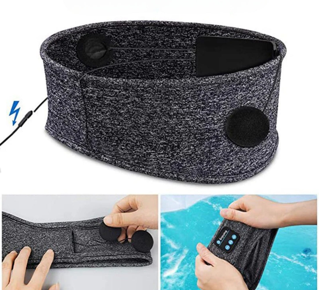Bluetooth-Stirnband zum Schlafen - Komfortable Kopfhörer für erholsamen Schlaf