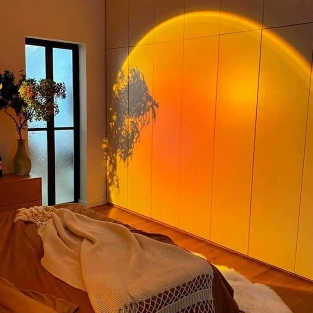 Sunset Tischlampe - Warmes Halo-Glühen für ästhetisches Ambiente