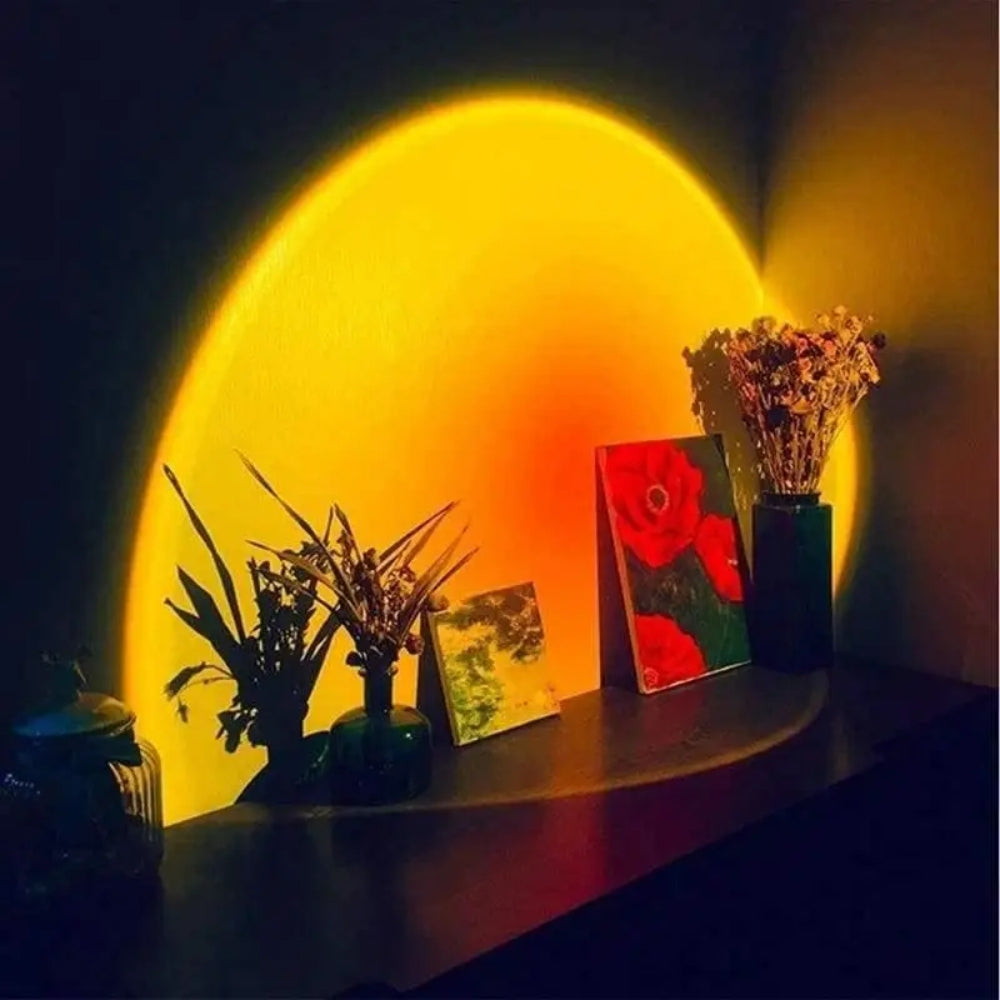 Sunset Tischlampe - Warmes Halo-Glühen für ästhetisches Ambiente