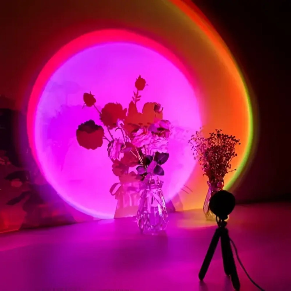 Sunset Tischlampe - Warmes Halo-Glühen für ästhetisches Ambiente