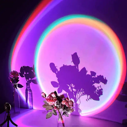 Sunset Tischlampe - Warmes Halo-Glühen für ästhetisches Ambiente