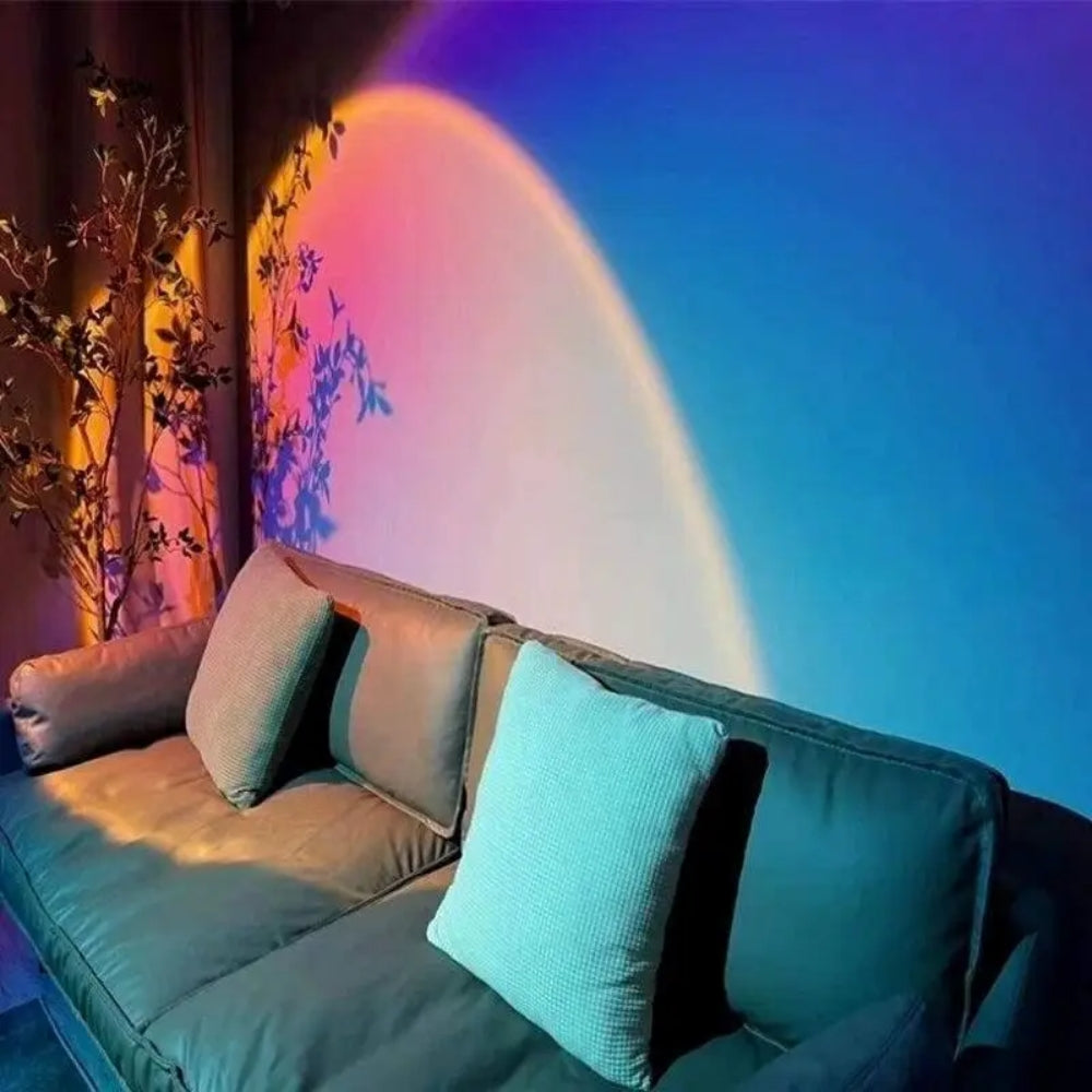Sunset Tischlampe - Warmes Halo-Glühen für ästhetisches Ambiente