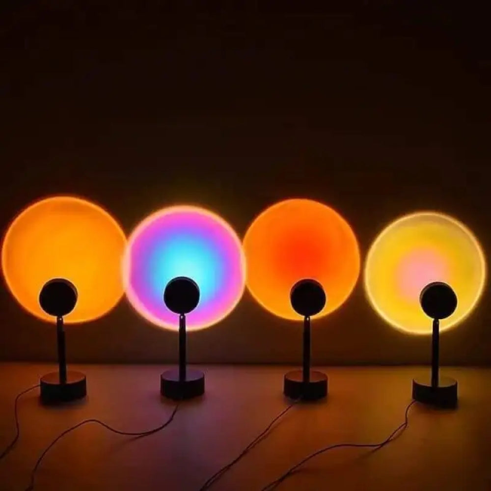 Sunset Tischlampe - Warmes Halo-Glühen für ästhetisches Ambiente