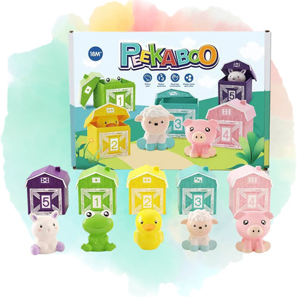 Tier-Zuordnung & Sortierung Lernspielzeug – Bauernhof-Spielset für Kinder