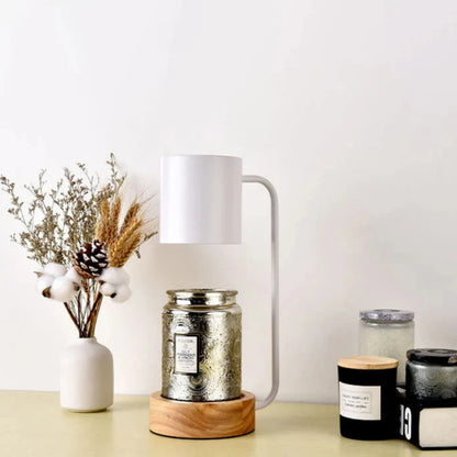 Tischlampe im Japanischen Stil – Kerzenwärmer mit Dimmfunktion