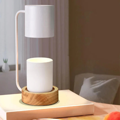 Tischlampe im Japanischen Stil – Kerzenwärmer mit Dimmfunktion