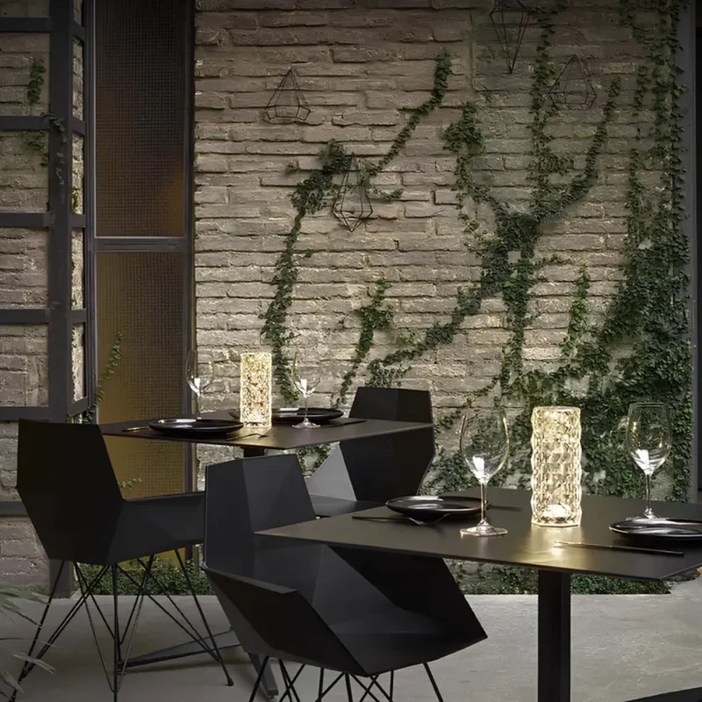 Touch-Aktivierte Kristall-Tischlampe – Elegantes Glasdesign