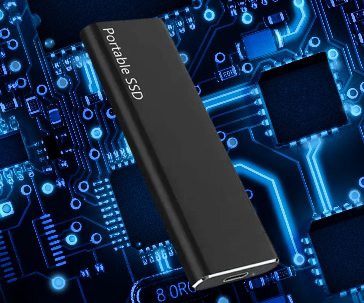 Tragbare 4TB USB-C-Festplatte - Hochgeschwindigkeits-Datenspeicherung für unterwegs