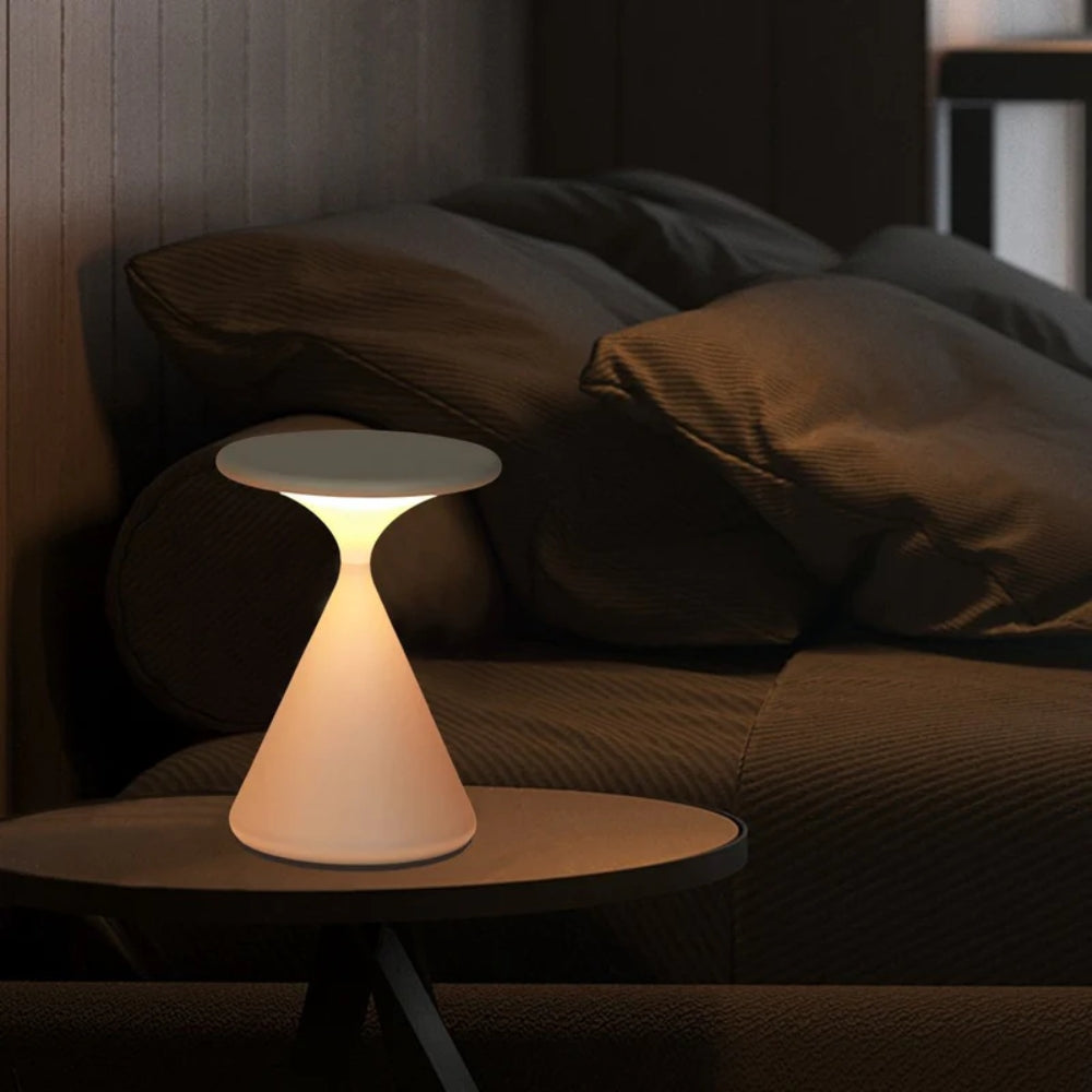 Tragbare LED-Tischleuchte - Wiederaufladbares minimalistisches Design