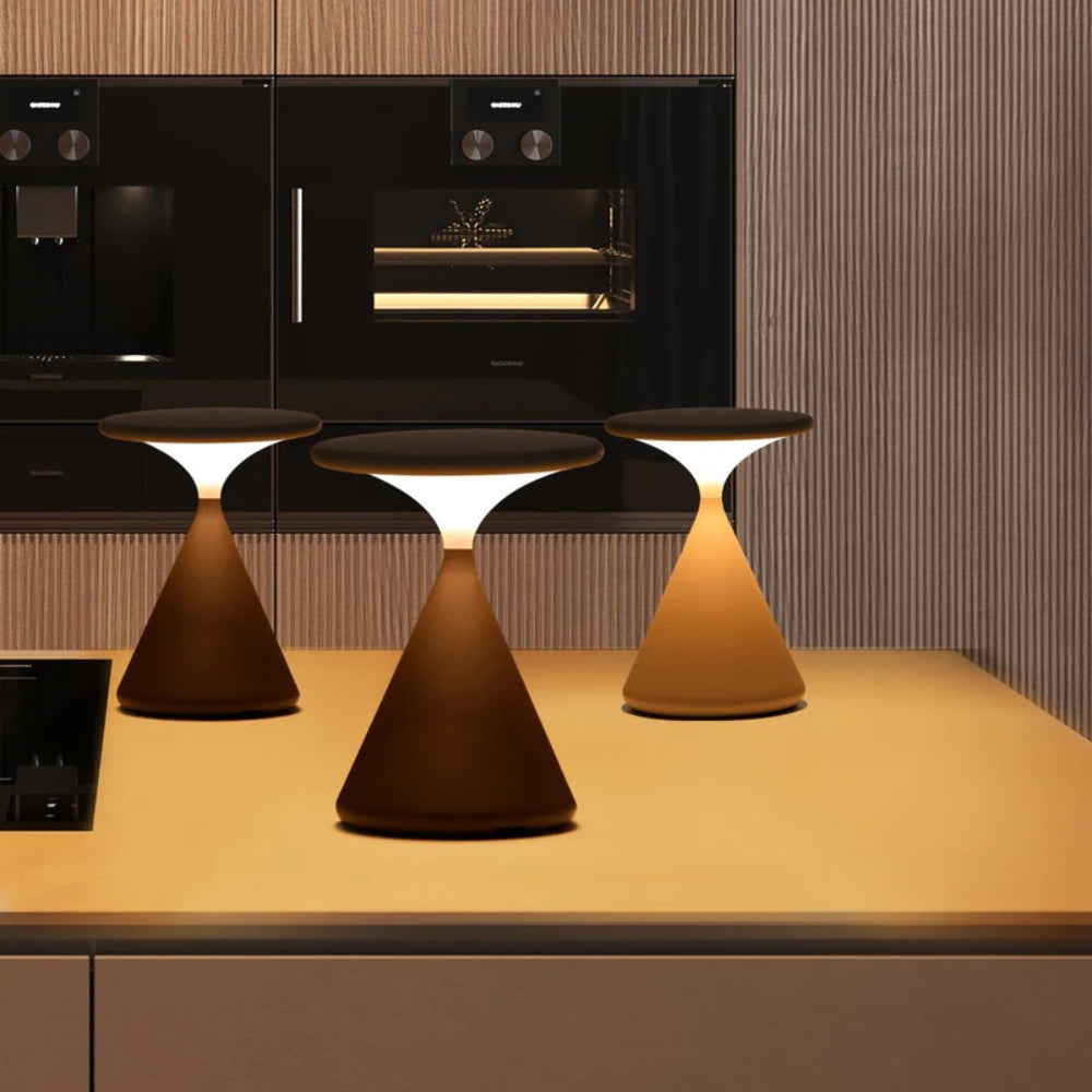 Tragbare LED-Tischleuchte - Wiederaufladbares minimalistisches Design