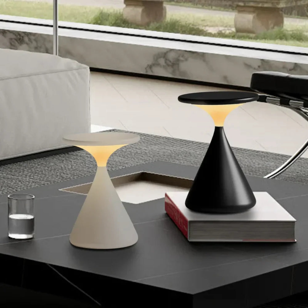Tragbare LED-Tischleuchte - Wiederaufladbares minimalistisches Design