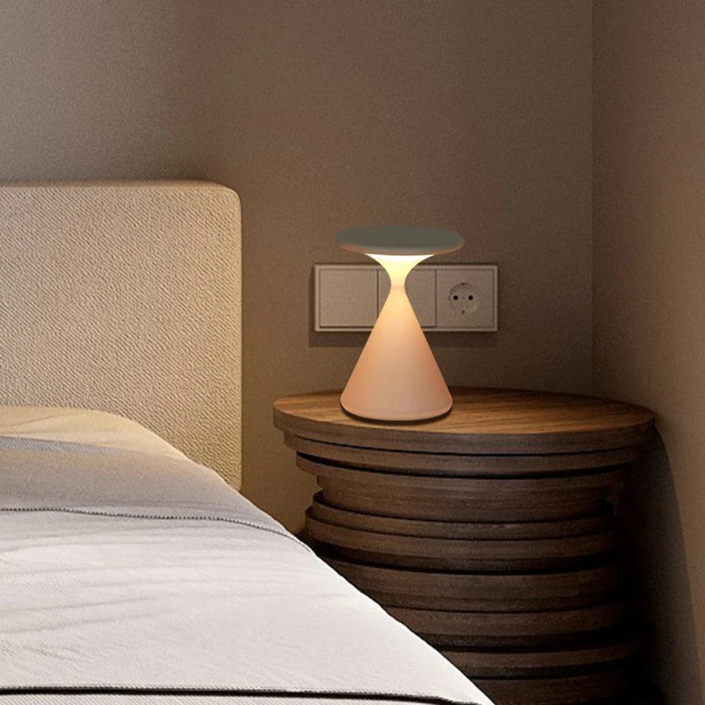 Tragbare LED-Tischleuchte - Wiederaufladbares minimalistisches Design