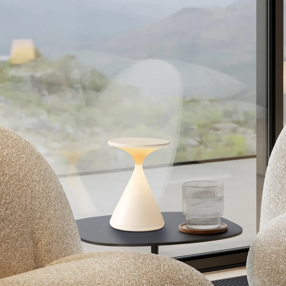 Tragbare LED-Tischleuchte - Wiederaufladbares minimalistisches Design