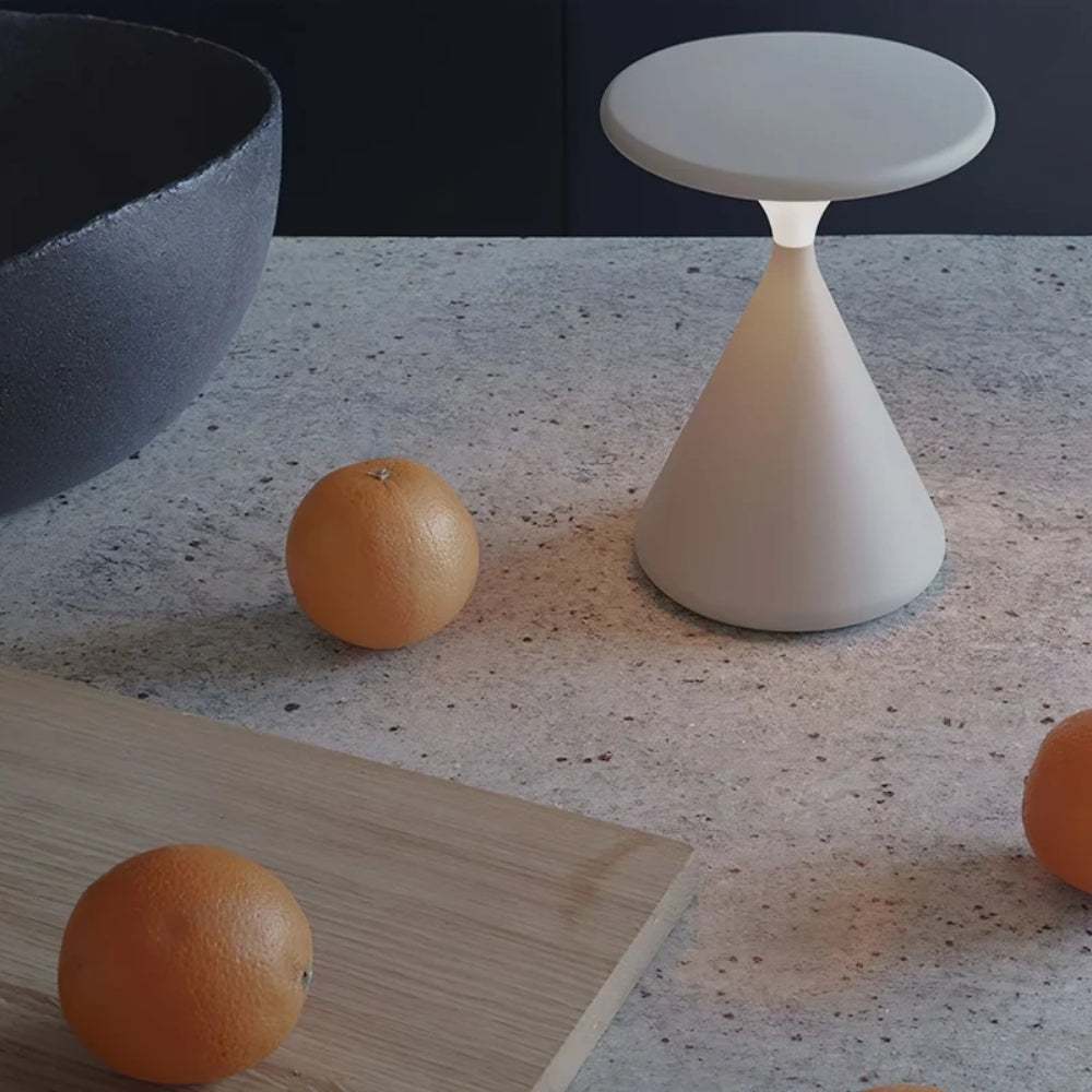 Tragbare LED-Tischleuchte - Wiederaufladbares minimalistisches Design