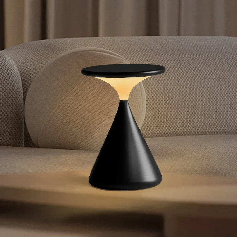 Tragbare LED-Tischleuchte - Wiederaufladbares minimalistisches Design