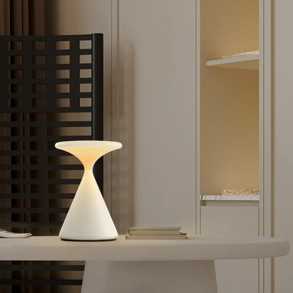 Tragbare LED-Tischleuchte - Wiederaufladbares minimalistisches Design