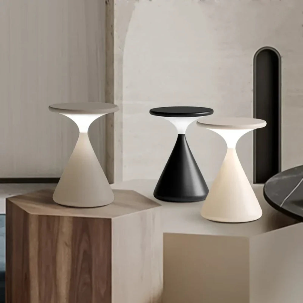 Tragbare LED-Tischleuchte - Wiederaufladbares minimalistisches Design