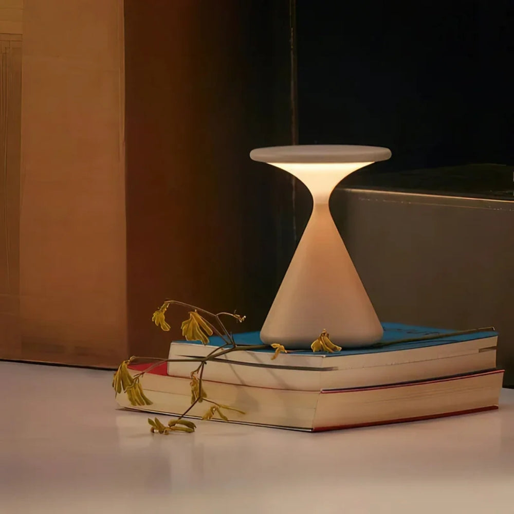 Tragbare LED-Tischleuchte - Wiederaufladbares minimalistisches Design