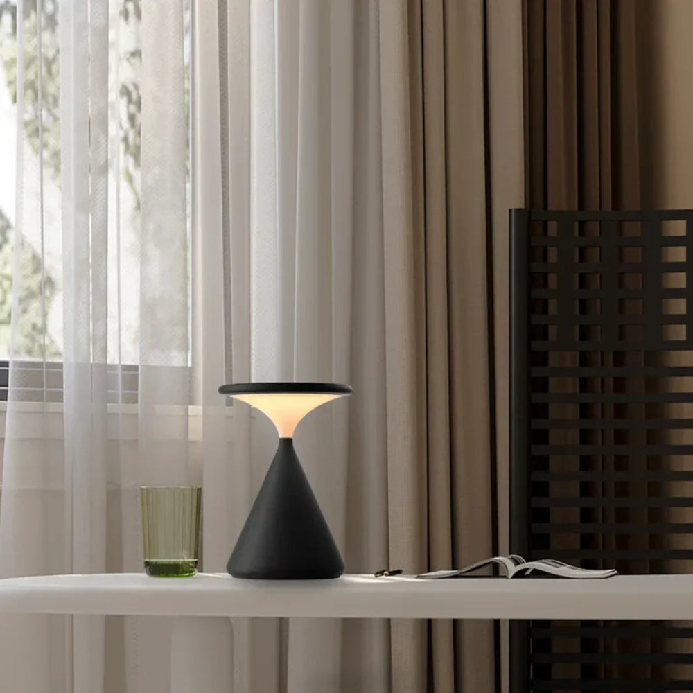 Tragbare LED-Tischleuchte - Wiederaufladbares minimalistisches Design