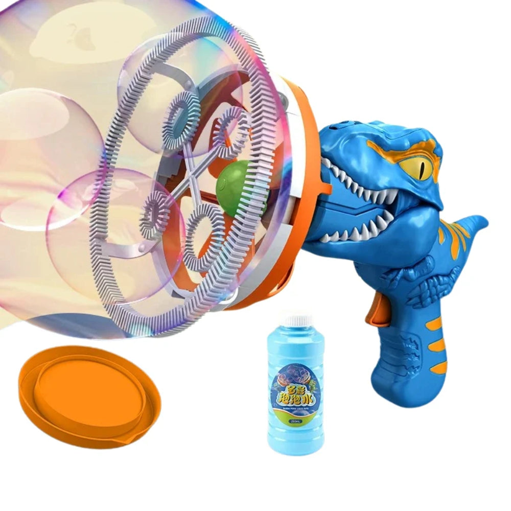 Tragbare Seifenblasenpistole - Leichtgewichtiger Dinosaurier Blaster für Kinder