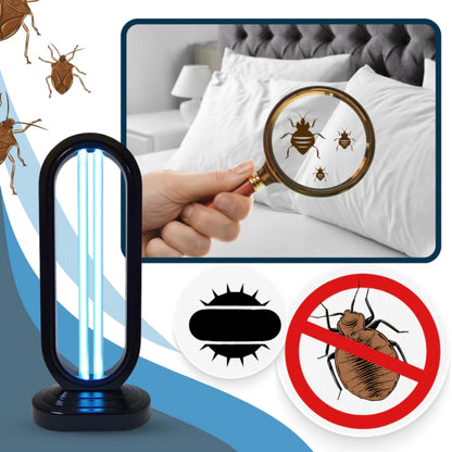 Tragbare UV-C-Desinfektionsmittel-Lampe - tötet Bettwanzen, Keime und Gerüche