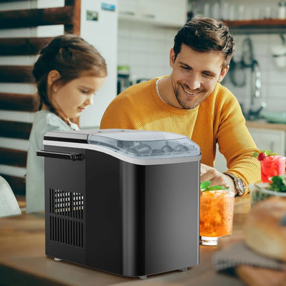 Tragbarer Eisbereiter - schnelle Produktion in 6 Minuten für Haus und Büro