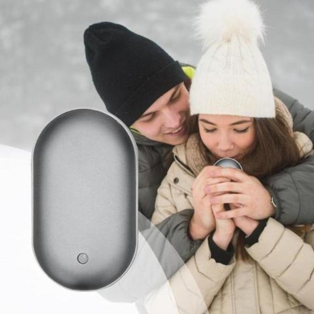 Wiederaufladbarer Handwärmer - 2-in-1-Powerbank mit schneller Heizung
