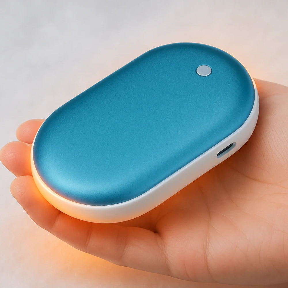 Wiederaufladbarer Handwärmer - 2-in-1-Powerbank mit schneller Heizung