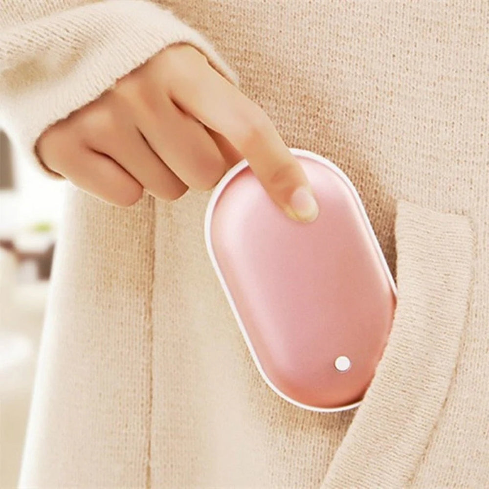 Wiederaufladbarer Handwärmer - 2-in-1-Powerbank mit schneller Heizung