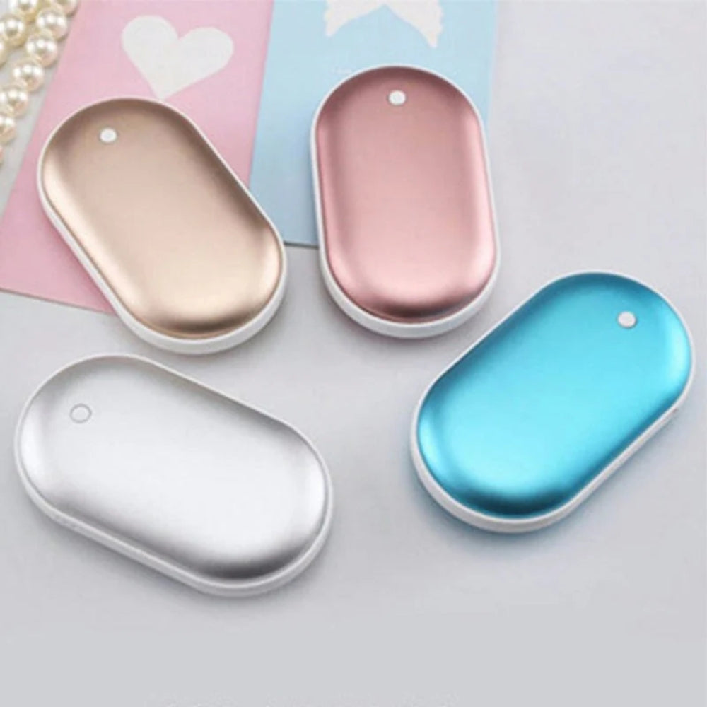 Wiederaufladbarer Handwärmer - 2-in-1-Powerbank mit schneller Heizung