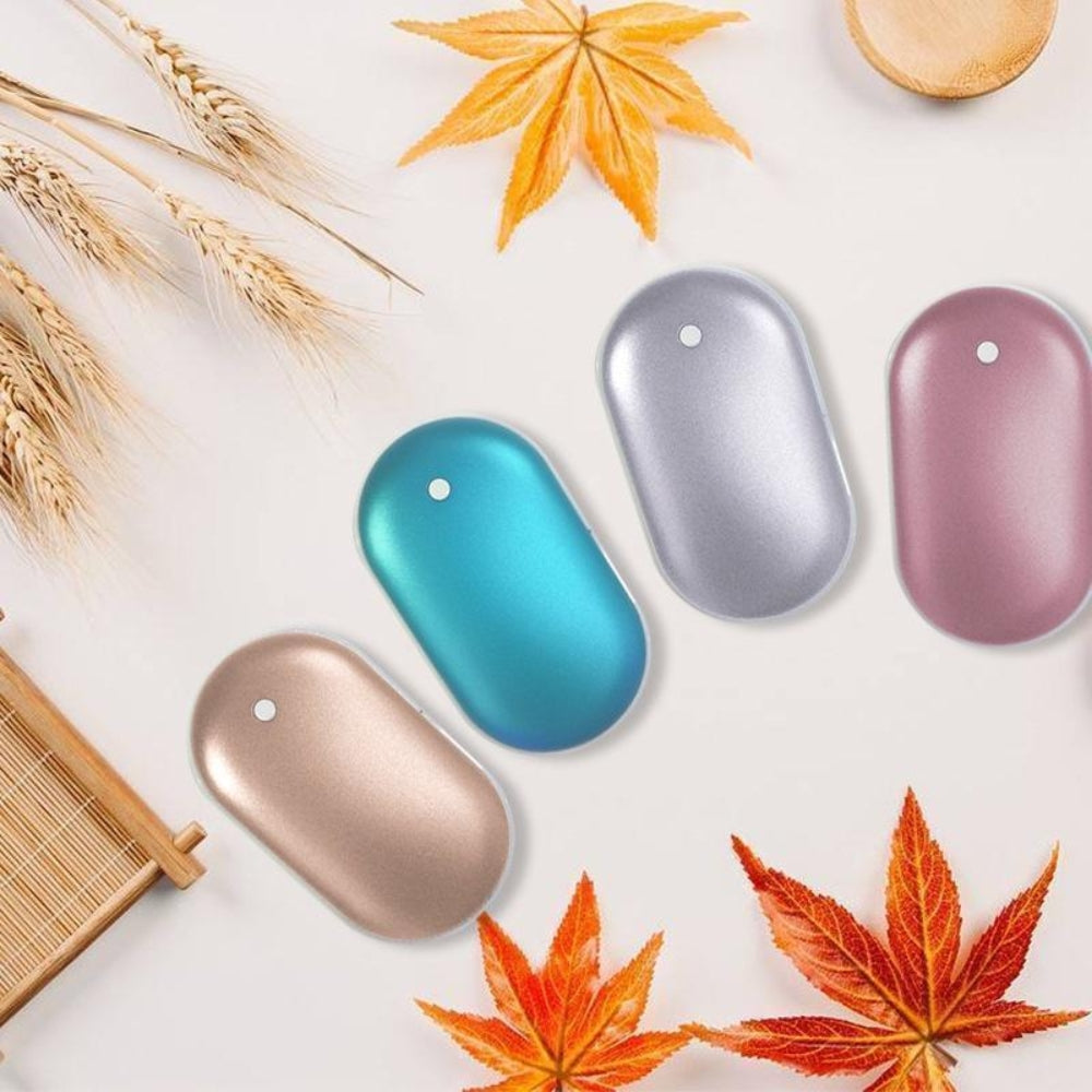 Wiederaufladbarer Handwärmer - 2-in-1-Powerbank mit schneller Heizung