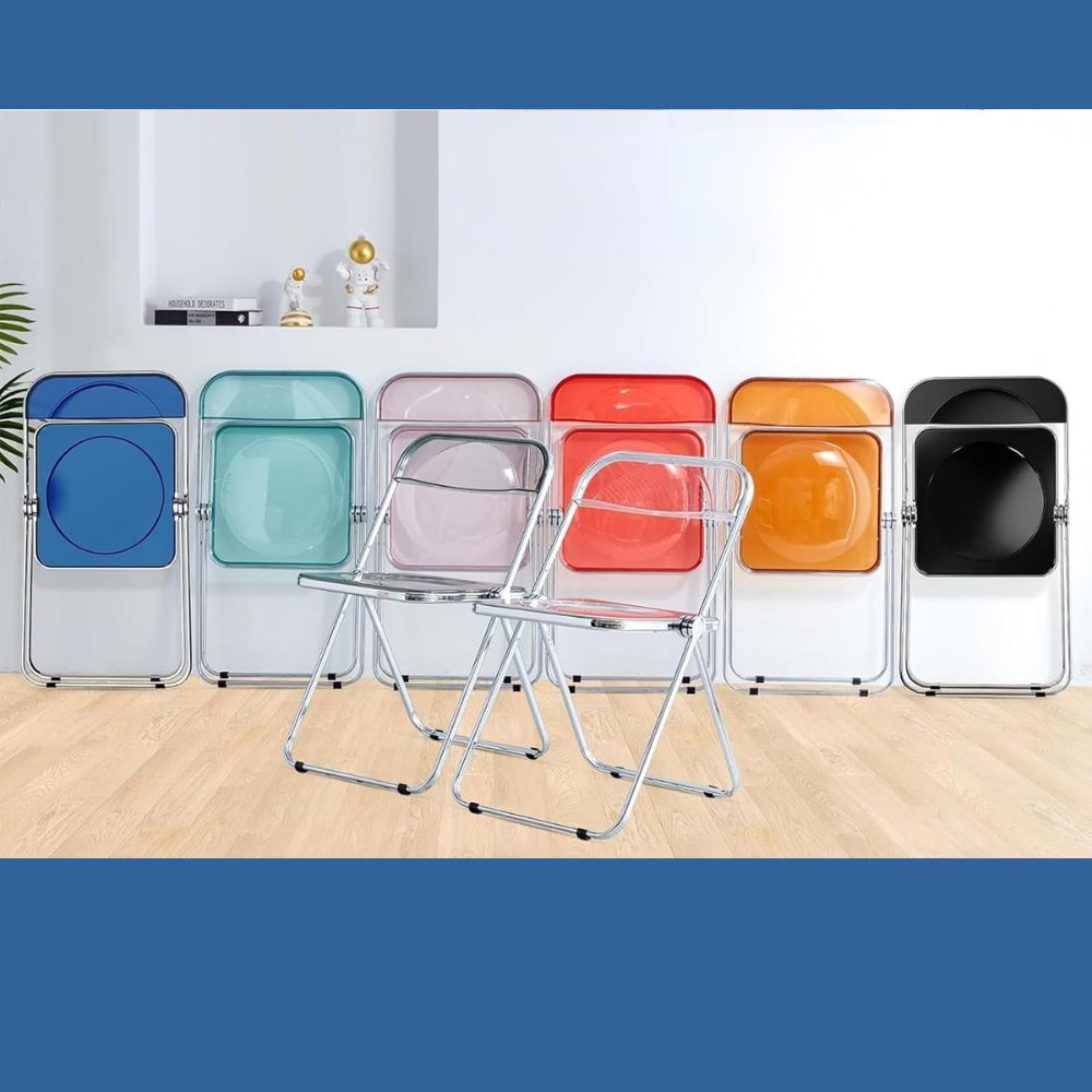 Transparenter Klappstuhl - Kühne Form und platzsparendes Design