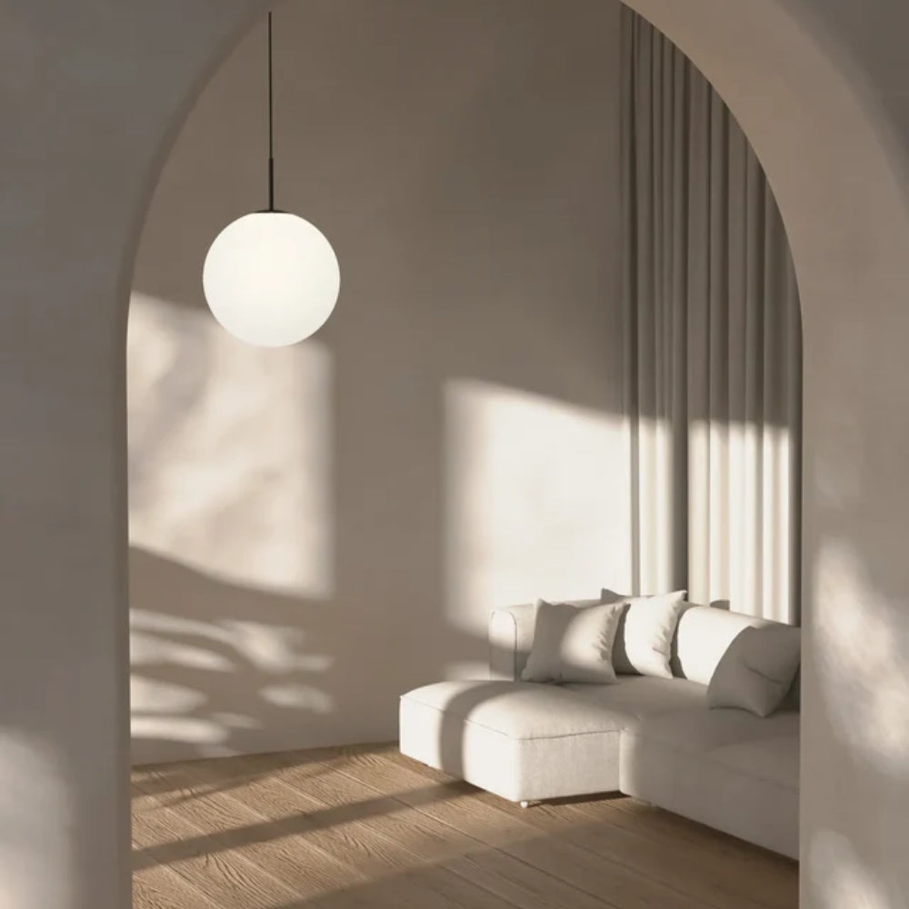 Überdimensionale Pendelleuchte - Sphärische Designbeleuchtung für Innenräume