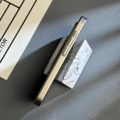 Ultradünne stoßfeste Handyhülle - Anti-Fingerabdruck Kabelloses Aufladen für iPhones